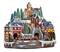 Moments in Time 14.8" Animated Tiered Village Town Centerpiece Décor